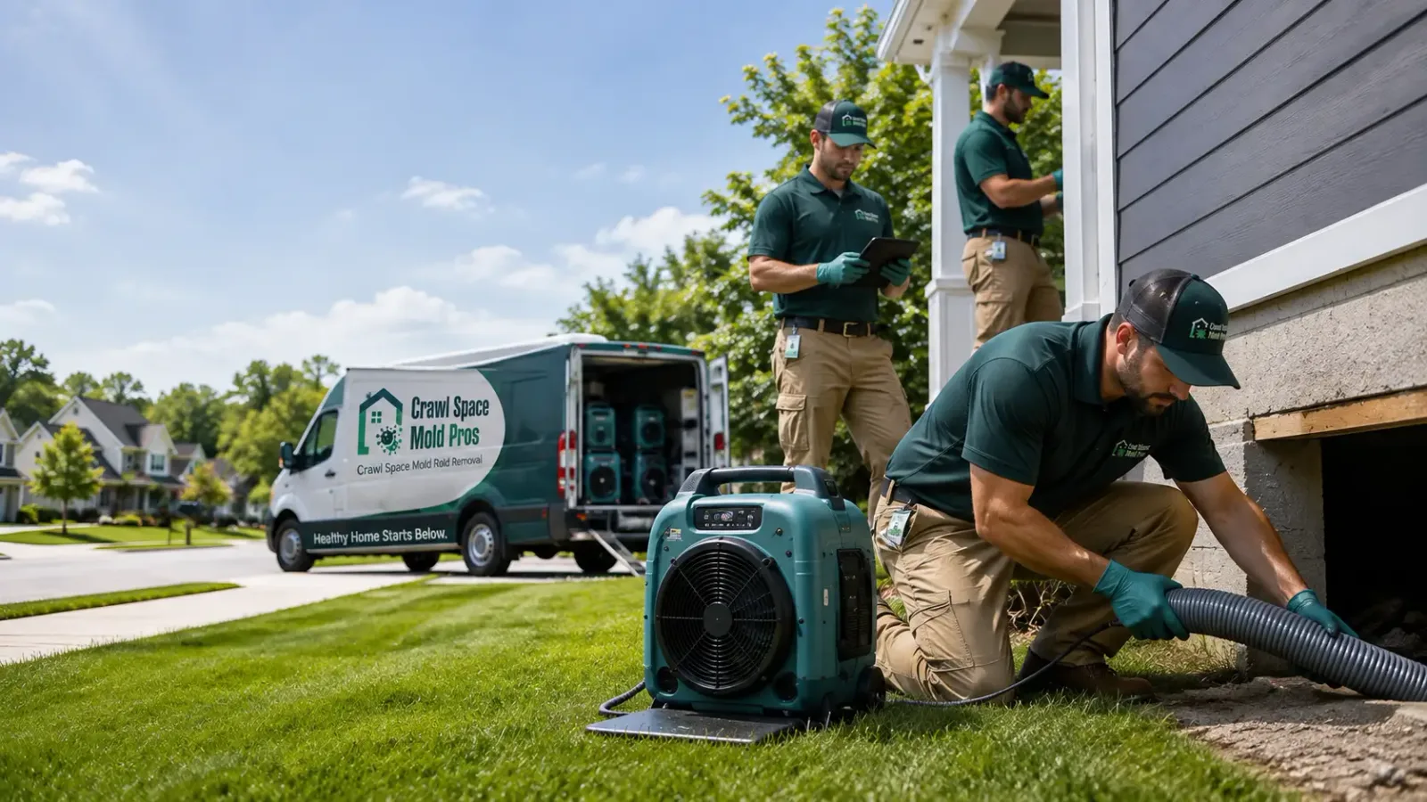 Crawl Space Mold Removal in Hazen, AR